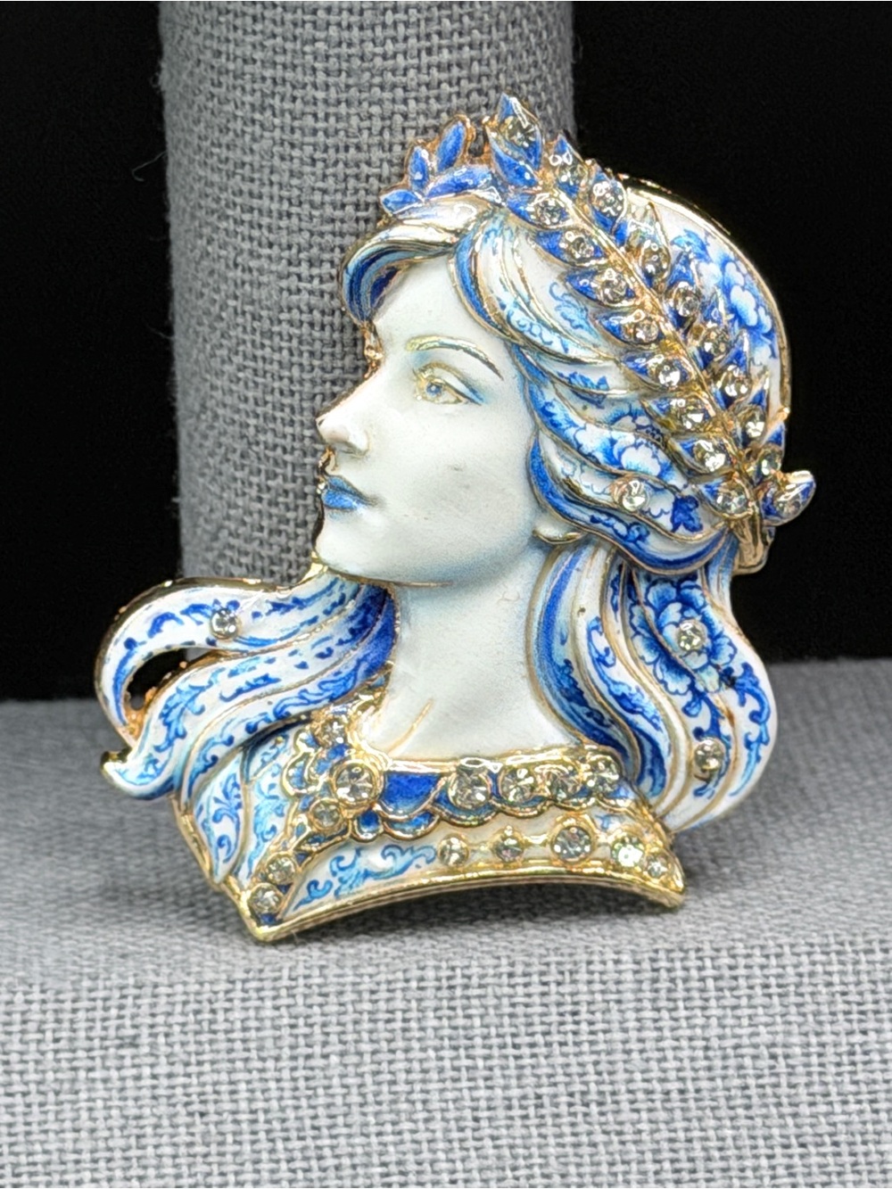 Virgo Goddess Zodiac Brooch